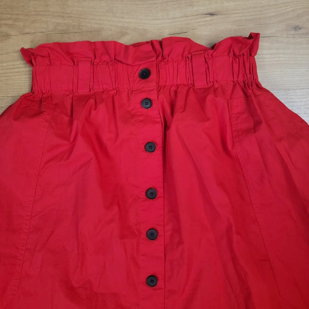 EVERLANE The Easy Button-Front Skirt - Picture 9 of 12